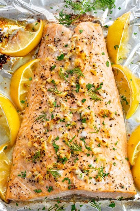 The Best Baked Salmon .